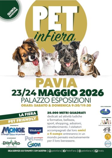 Pet in Fiera 2026: a Pavia torna il grande evento dedicato agli animali da compagnia