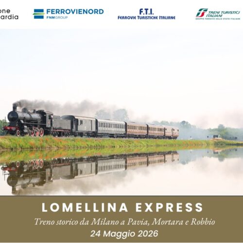 Lomellina Express, domenica torna il fascino senza tempo del treno storico tra Pavia, Mortara e Robbio