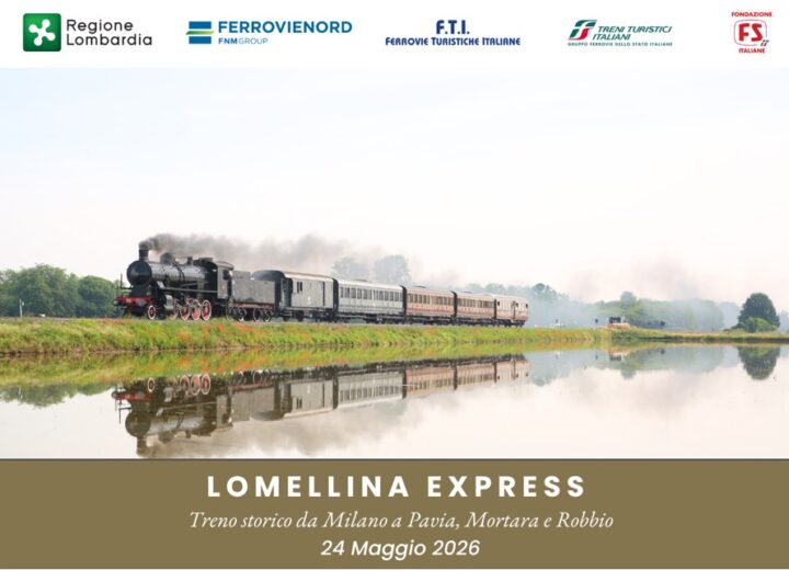Lomellina Express, domenica torna il fascino senza tempo del treno storico tra Pavia, Mortara e Robbio