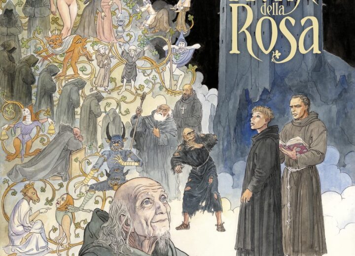 La Milanesiana omaggia “Il Nome della Rosa” con le tavole di Milo Manara alla Reggia di Venaria