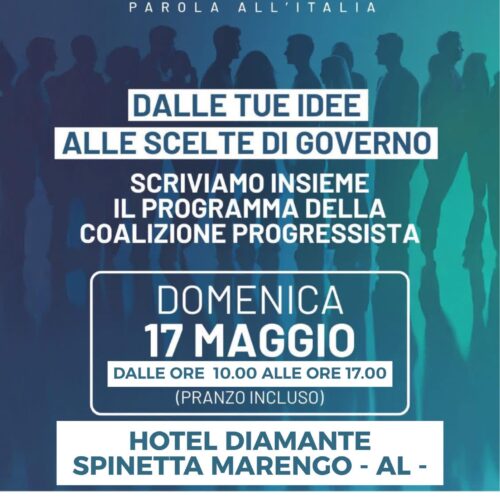 Domenica a Spinetta l’evento ‘Nova’ del M5s sul programma della coalizione progressista: via alle prenotazioni