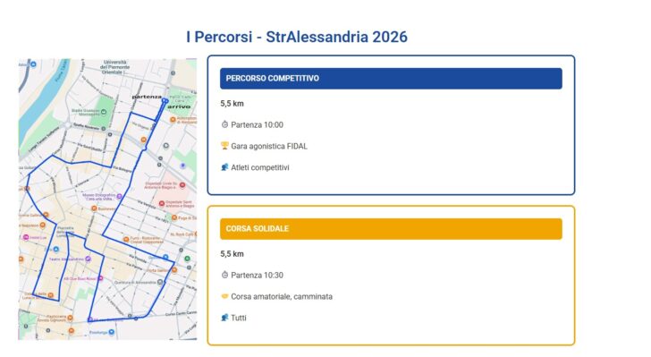 Questa domenica si corre la StrAlessandria. Segui la diretta di Radio Gold dalla grande festa