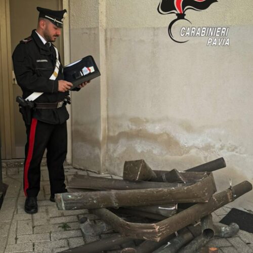 Furto di grondaie in rame dalla chiesa di Montecalvo Versiggia: tre denunciati