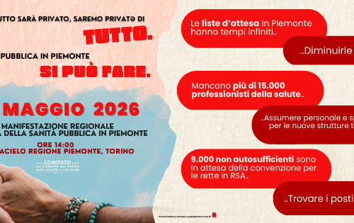 Cgil in piazza a Torino per difendere il sistema pubblico della Sanità