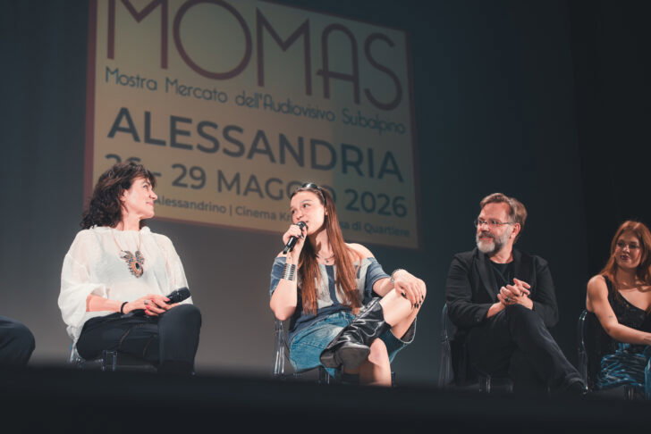 Ad Alessandria Sarah Toscano e il regista Luca Ribuoli per la proiezione del film campione d’incassi su Netflix