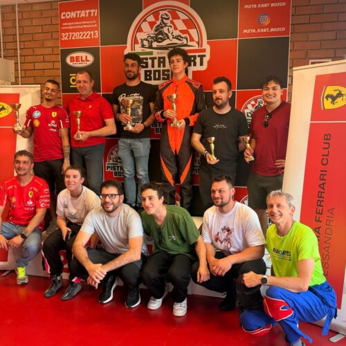 Scuderia Ferrari Club Alessandria: a Bosco Marengo sfida in pista tra i soci