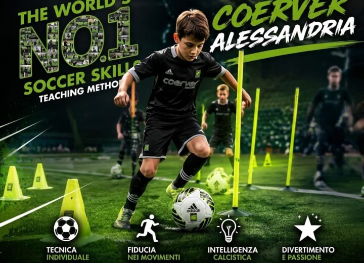 Ad Alessandria la Totti Soccer School: una settimana al Coerver® Camp per “giocare come le stelle del calcio”