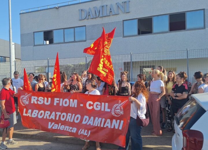 Sciopero dei lavoratori del Laboratorio Damiani a Valenza: “Risposte insufficienti sulle richieste salariali”