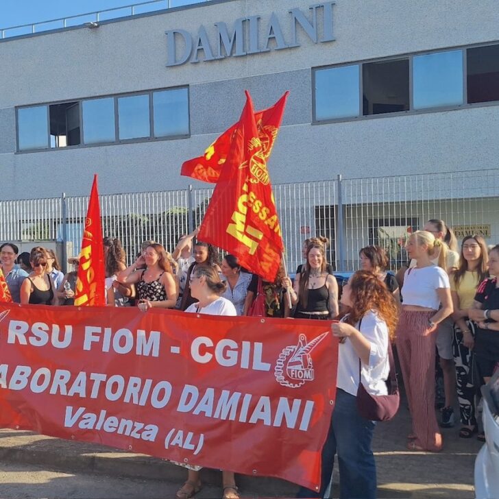 Sciopero dei lavoratori del Laboratorio Damiani a Valenza: “Risposte insufficienti sulle richieste salariali”