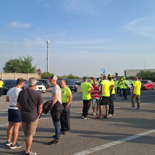 Interporto di Rivalta, scattato lo sciopero e il presidio dei lavoratori