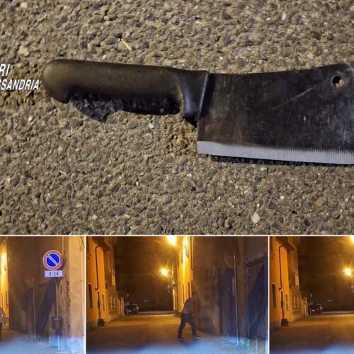 Nella notte con la mannaia in pugno per trovare una “setta satanica”: denunciato