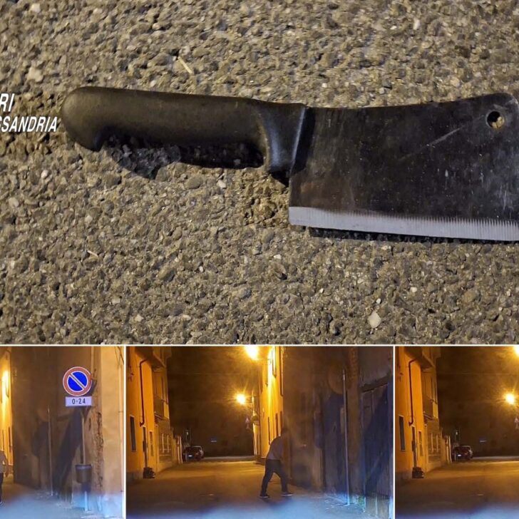 Nella notte con la mannaia in pugno per trovare una “setta satanica”: denunciato