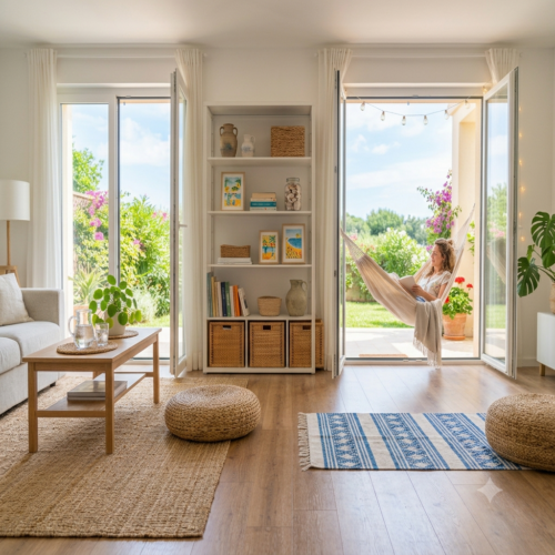 Organizzare e decorare la zona giorno in vista dell’estate puntando sulla praticità e sul risparmio