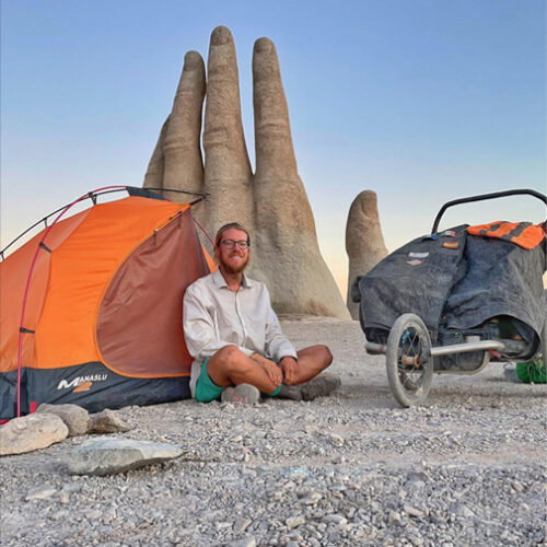 A San Salvatore la storia di Pieroad: a piedi per 36mila km in 5 continenti