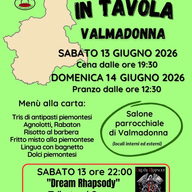 Valmadonna porta in tavola i sapori del Piemonte