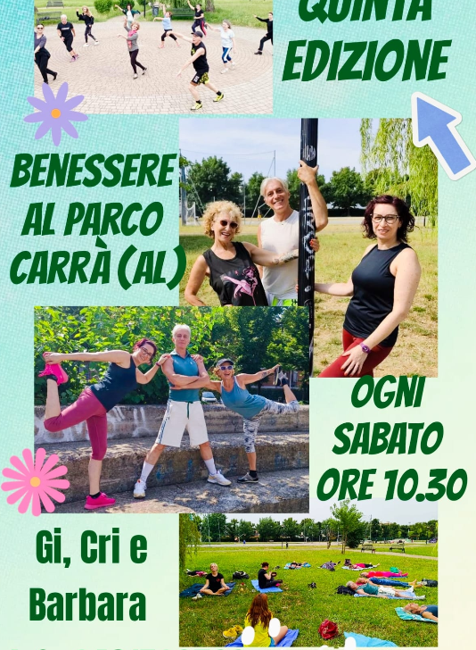 Benessere al parco: ogni sabato allenamenti gentili e gratuiti insieme