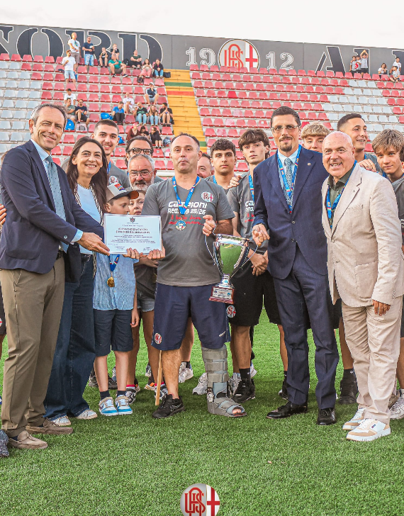 L’Alessandria under 19 premiata per la vittoria del campionato regionale