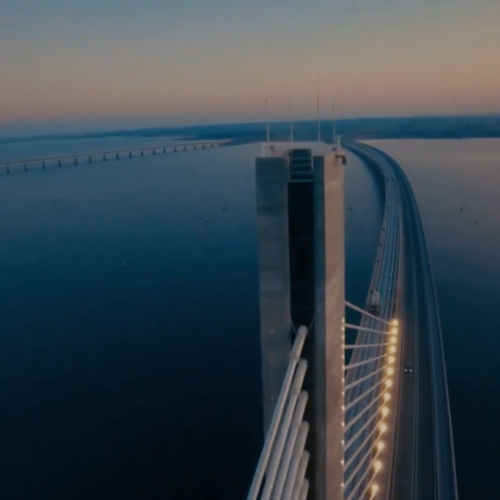 Il timelapse di 3 anni di lavoro per realizzare il ponte di Itinera in Danimarca