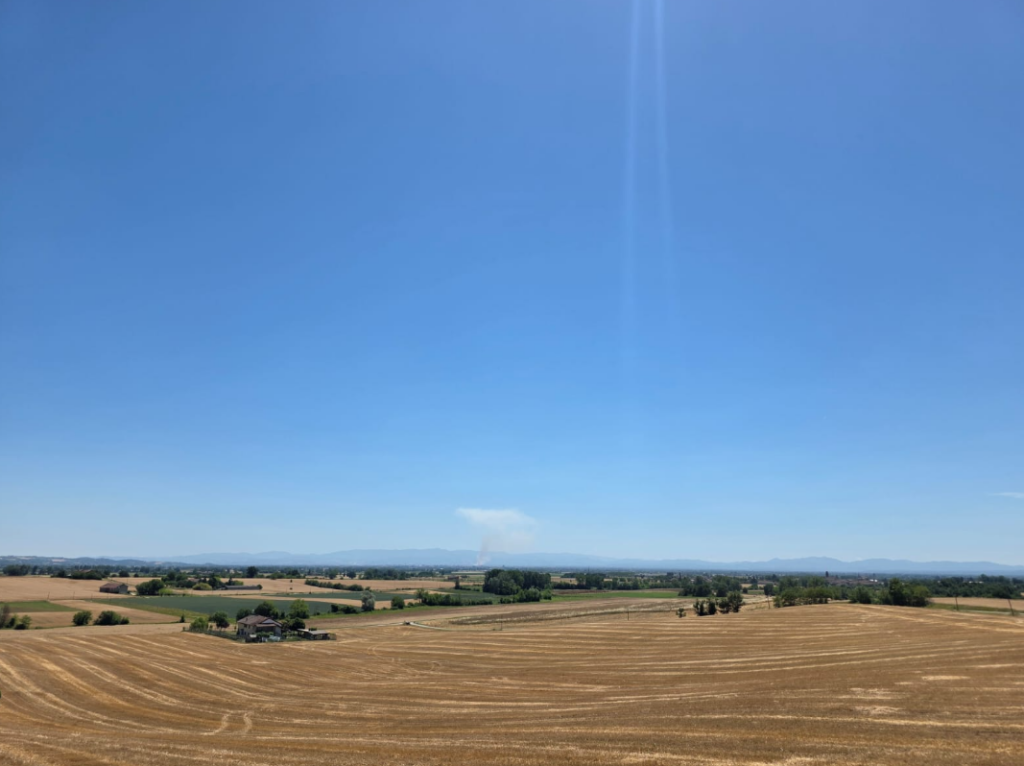 incendio sterpaglie pozzolo formigaro