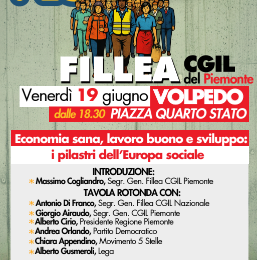 Festa Fillea a Volpedo: confronto su lavoro, sociale e poi la musica dei Jam