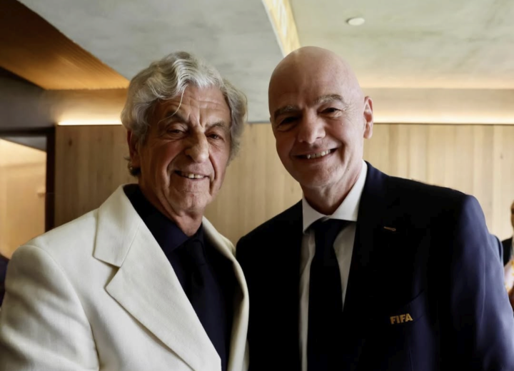 Infantino, Presidente Fifa, con Rivera celebra partita del secolo: “Azzurri torneranno presto”