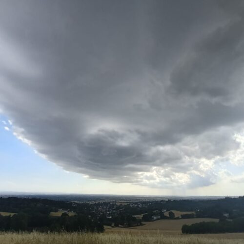 Forte temporale e grandine tra Casalese e Val Cerrina