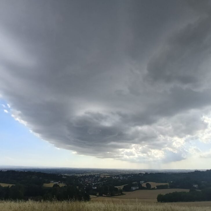 Forte temporale e grandine tra Casalese e Val Cerrina