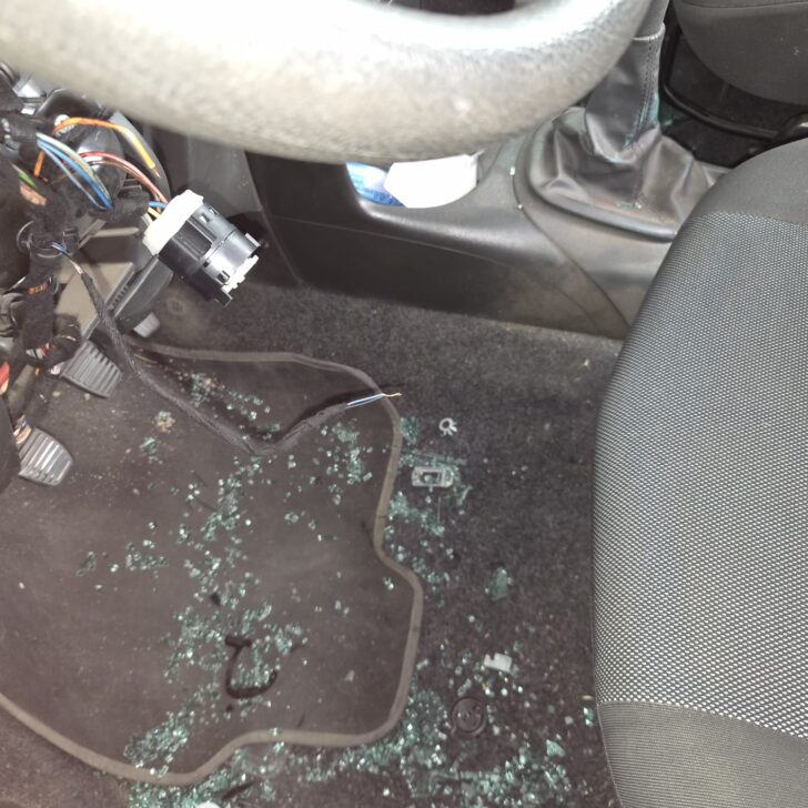 Vandalizzata un’auto nel parcheggio di via Parma ad Alessandria