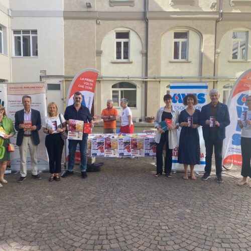 Donazione sangue: nel cortile del Palazzo Comunale il punto informativo di Avis Alessandria