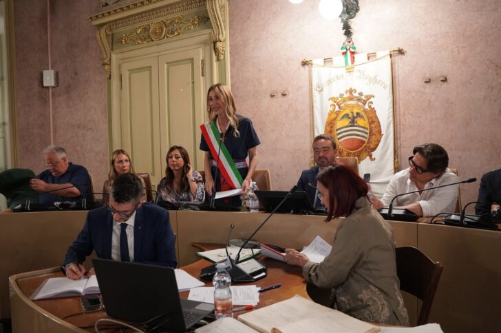 Primo consiglio comunale a Voghera: Affronti presidente e Acciaioli vicepresidente