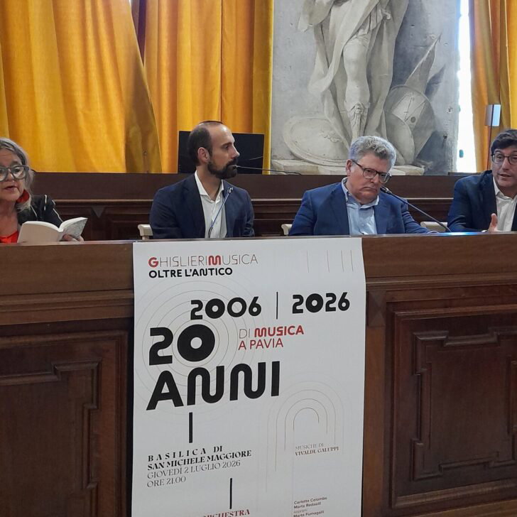 GhislieriMusica festeggia 20 anni: il 2 luglio concerto gratuito a San Michele Maggiore a Pavia