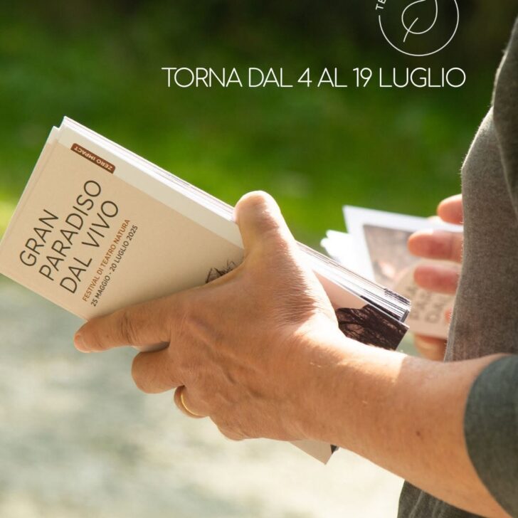 Teatro tra boschi e sentieri: a luglio torna Gran Paradiso Dal Vivo con nove spettacoli nel parco