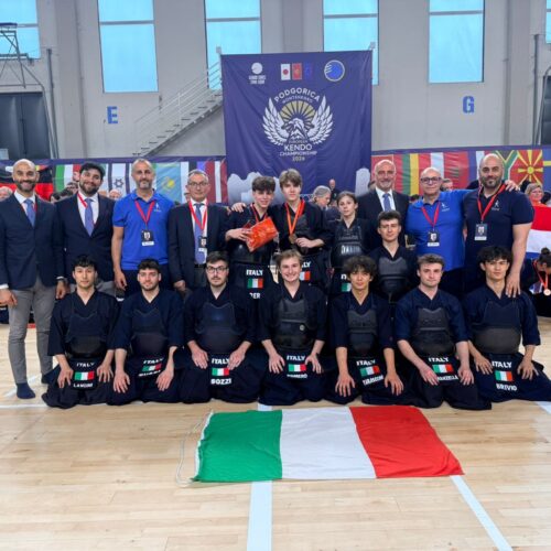 Europei di Kendo, Alessandria protagonista in Montenegro con Sozzi e lo staff del Kodokan