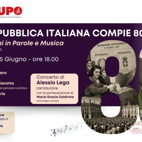 La Repubblica italiana compie 80 anni: giovedì il convegno all’Associazione Cultura & Sviluppo di Alessandria