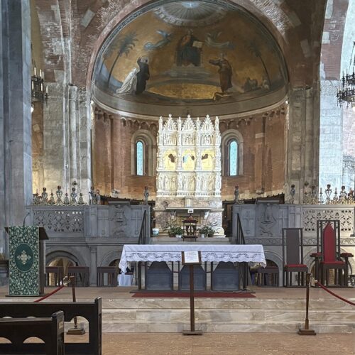 Il ritorno di Papa Leone nella Basilica di San Pietro in Ciel d’Oro, la casa di Sant’Agostino