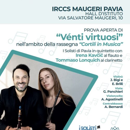 La grande musica entra nei luoghi di cura: due concerti all’Irccs Maugeri Pavia