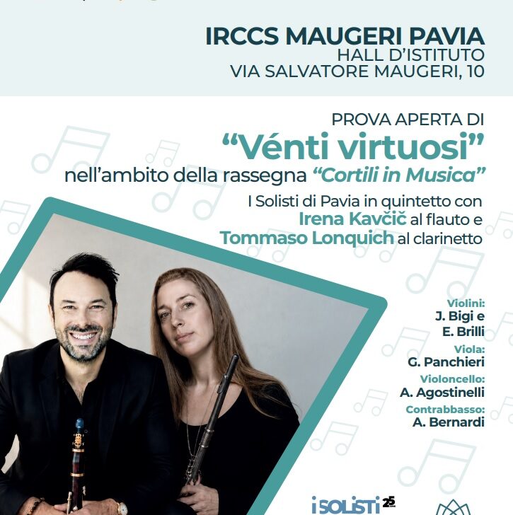 La grande musica entra nei luoghi di cura: due concerti all’Irccs Maugeri Pavia