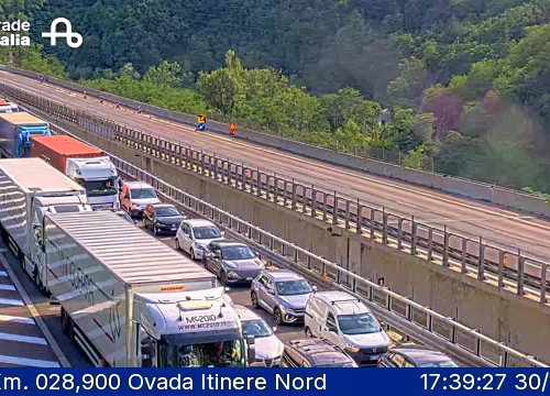 Incidente sulla A26 tra Ovada e Belforte: traffico bloccato