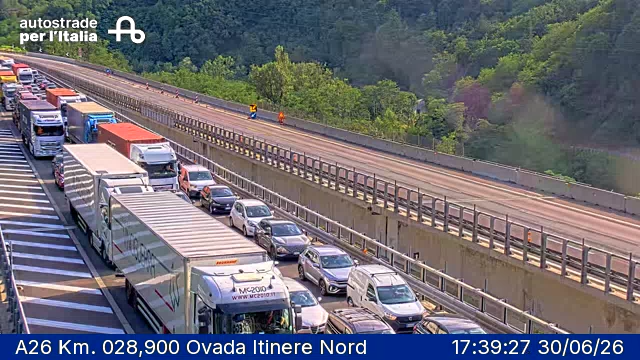 Incidente sulla A26 tra Ovada e Belforte: mezzo ribaltato