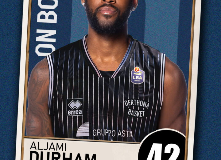 Derthona Basket: ufficiale l’arrivo del play ex Cremona Aljami Durham