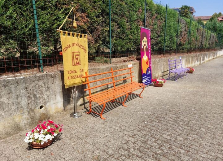 Bergamasco dedica una passeggiata a Magda Piccarolo e inaugura le panchine del rispetto contro la violenza sulle donne
