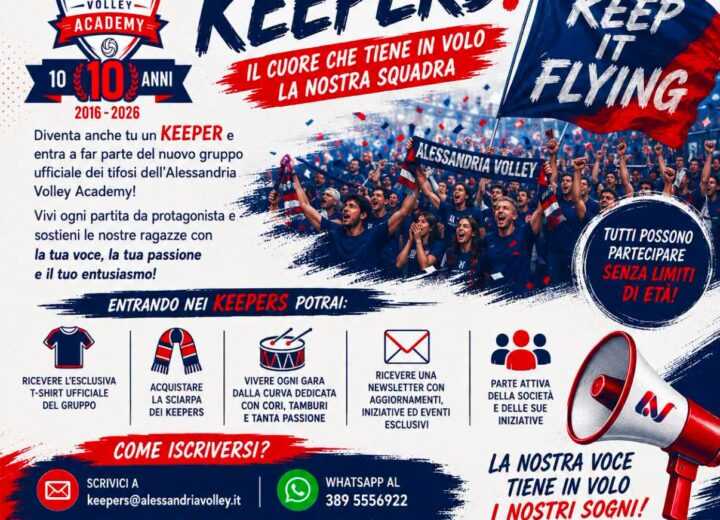 Alessandria Volley Academy: come diventare tifosi speciali