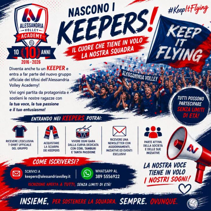 Alessandria Volley Academy: come diventare tifosi speciali