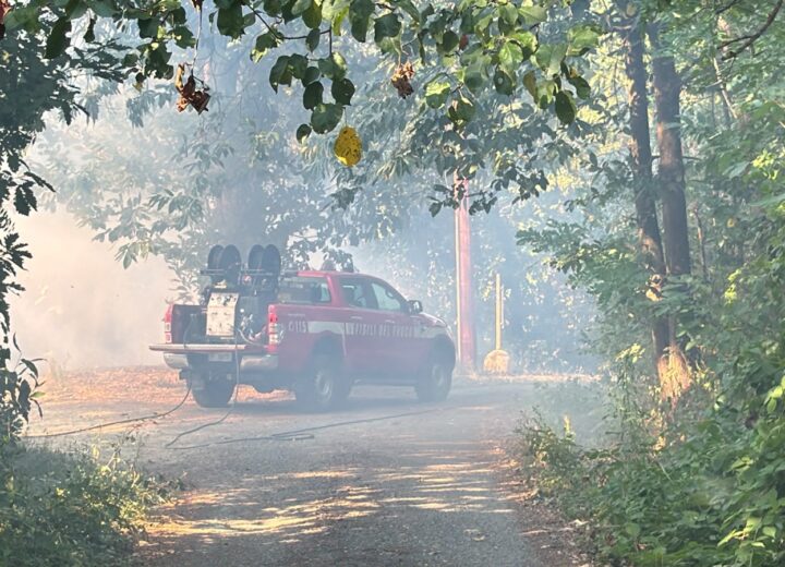Altro incendio nei boschi dell’Ovadese