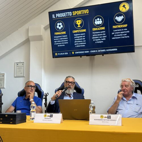 Asca Alessandria, presentato il progetto 2026/2027: società rinnovata e partnership con la Sampdoria