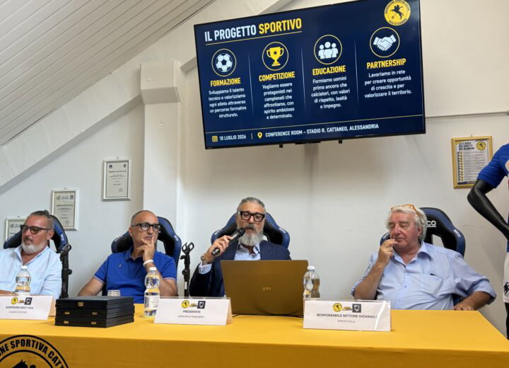 Asca Alessandria, presentato il progetto 2026/2027: società rinnovata e partnership con la Sampdoria