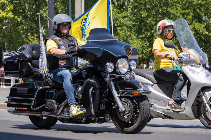 Motoraduno Madonnina dei Centauri: le foto della sfilata in piazza Garibaldi ad Alessandria
