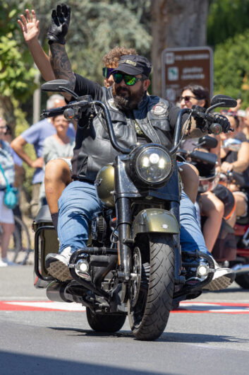 Motoraduno Madonnina dei Centauri: le foto della sfilata in piazza Garibaldi ad Alessandria