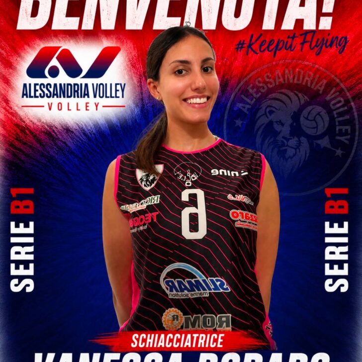 Alessandria Volley, nuovo rinforzo in attacco: arriva Vanessa Dodaro