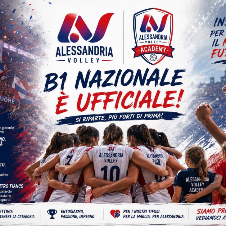 Alessandria Volley riparte dalla B1: prima squadra giovane e Academy al centro del progetto